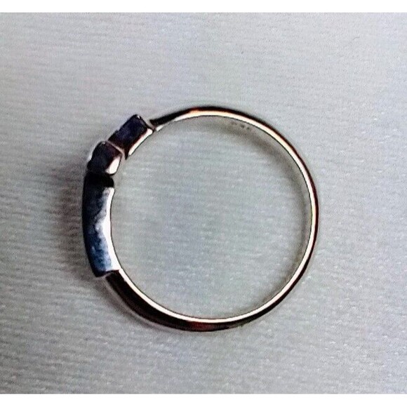 Opal Inlay Cross Ring 925 Size 8 - Picture 5 of 7